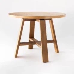 42" Linden Round Wood Dining Table - Threshold™ Designed With Studio McGee -Cheap Home Shop GUEST 76f39d84 a190 4b52 8dd9 493baf78d72a