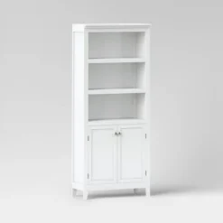 72" Carson 5 Shelf Bookcase With Doors - Threshold -Cheap Home Shop GUEST 7d13a320 a881 4623 87ab 176b8890729a