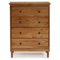 Stiva Classic Mid-Century Modern Vertical 4 Drawer Dresser - Saracina Home -Cheap Home Shop GUEST 7d52ef34 1e46 4920 a3a1 34d91177eaef