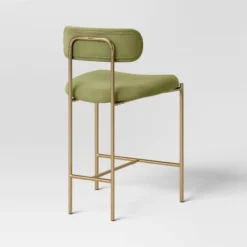 Orion Luxe Backed Counter Height Barstool With Brass Legs Olive Green Velvet - Threshold™ 7 Orion Luxe Backed Counter Height Barstool With Brass Legs Olive Green Velvet - Threshold™ -Cheap Home Shop GUEST 7e783766 9223 4da7 9627 10de0ab7294f
