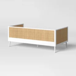 Rattan And Wood Kids' Daybed White - Pillowfort™ -Cheap Home Shop GUEST 8444560c 58cf 4c96 81de faa1dbba6859