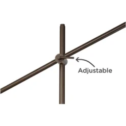 Possini Euro Design Industrial Floor Lamp Adjustable Arm 62.5" Tall Oiled Bronze Metal Light Brown Linen Drum Shade For Living Room Reading 9 Possini Euro Design Industrial Floor Lamp Adjustable Arm 62.5" Tall Oiled Bronze Metal Light Brown Linen Drum Shade For Living Room Reading -Cheap Home Shop GUEST 865aed3f 133f 4541 bf6d b6247a5233dd