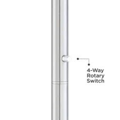 Possini Euro Design Meridian Light Blaster Modern Torchiere Floor Lamp 72" Tall Brushed Nickel LED Frosted Glass Shade For Living Room Bedroom Office -Cheap Home Shop GUEST 86d3e492 d91f 458d 8a1e 61e18cd59934