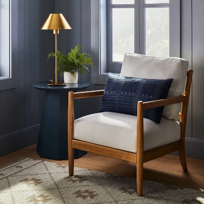 Park Valley Ladder Back Wood Arm Accent Chair - Threshold™ Designed With Studio McGee 1 Park Valley Ladder Back Wood Arm Accent Chair - Threshold™ Designed With Studio McGee