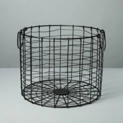 Round Wire Storage Basket With Handles Black - Hearth & Hand™ With Magnolia -Cheap Home Shop GUEST 89271918 20ca 45a0 9c44 39bb0a31b0f0