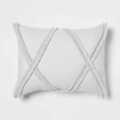 4pc Clipped Stripe Poms Comforter Bedding Set - Threshold™ -Cheap Home Shop GUEST 8d139982 3828 47ac 895d 4255d7a3549e