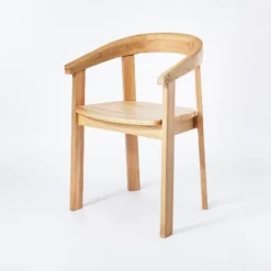 Terra Solid Wood Curved Back Dining Chair - Threshold™ Designed With Studio McGee -Cheap Home Shop GUEST 9247e68d 2d42 4de0 acf8 805ddf967c24