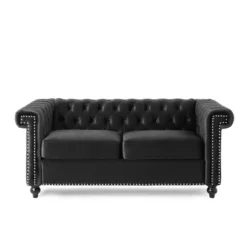 Brinkhaven Modern Glam Tufted Velvet Loveseat With Nailhead Trim - Christopher Knight Home 18 Brinkhaven Modern Glam Tufted Velvet Loveseat With Nailhead Trim - Christopher Knight Home -Cheap Home Shop GUEST 931465da fe47 42fe 9be8 4ce9dca19648