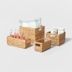Woven Water Hyacinth Milk Crate - Brightroom™ -Cheap Home Shop GUEST 9365bfe9 dbd8 490b ac54 8d2b5765ece7