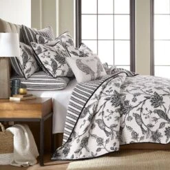 Tanzie Black Quilt Set - Black & White - Levtex Home -Cheap Home Shop GUEST 970d5aec 5914 491f 833d 0412d6c1772f