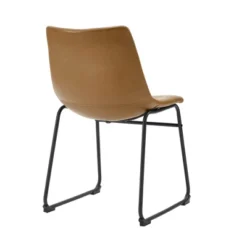 Set Of 2 Laslo Modern Upholstered Faux Leather Dining Chairs - Saracina Home -Cheap Home Shop GUEST 9c08c6e5 09f4 403a 844a a5fe7811db86