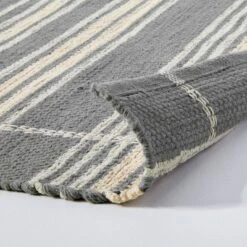 Wool Blend Variegated Stripe Area Rug Dark Gray - Hearth & Hand™ With Magnolia -Cheap Home Shop GUEST 9dd02d18 6d5e 42bb a6fd 2ce15248043f