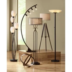 Possini Euro Design Meridian Light Blaster Modern Torchiere Floor Lamp 72" Tall Oil Rubbed Bronze LED Frosted Glass Shade For Living Room Bedroom Home 10 Possini Euro Design Meridian Light Blaster Modern Torchiere Floor Lamp 72" Tall Oil Rubbed Bronze LED Frosted Glass Shade For Living Room Bedroom Home -Cheap Home Shop GUEST 9f10bba5 9a6c 4273 bb48 1d4a45d8cd14