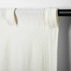 Tonal Texture Curtain Panel Sour Cream - Hearth & Hand™ With Magnolia -Cheap Home Shop GUEST a3759400 9398 4b46 97a0 2fba23657e88