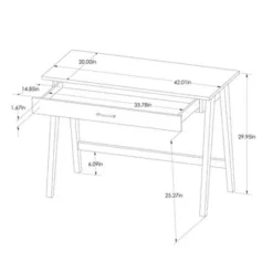 Paulo Wood Writing Desk With Drawer - Threshold™ -Cheap Home Shop GUEST a3818299 8a65 473a bf93 e5c5d6e1b99b