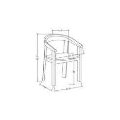 Terra Solid Wood Curved Back Dining Chair - Threshold™ Designed With Studio McGee -Cheap Home Shop GUEST a386c950 6b68 47a0 8004 10af9f6b52b5