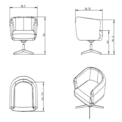 Morpho Swivel Armchair - Threshold™ -Cheap Home Shop GUEST a3b3d07e 0d72 4668 abc8 9eef5cda41b8