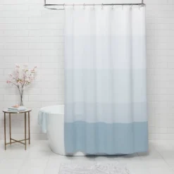 Cheap Home Shop 39 Shower Curtain Ombre Aqua - Threshold™