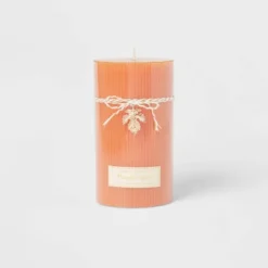 Ribbed Pillar Pumpkin Spice Candle - Threshold™ -Cheap Home Shop GUEST a8a389a8 2349 43df a3c7 57f94581f426