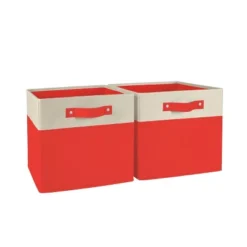 2pc Kids' 10.5" Two-Toned Folding Storage Bin Set - RiverRidge Home -Cheap Home Shop GUEST a8eac66a 9058 4bec 85c5 19ae38a31c4e