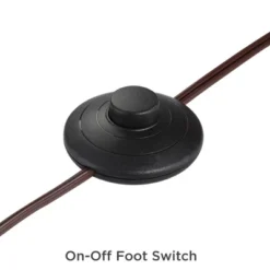 Franklin Iron Works Rustic Farmhouse Arc Floor Lamp With USB Port 60" Tall Bronze Downbridge Faux Leather Empire Shade For Living Room Reading Bedroom -Cheap Home Shop GUEST a9aa8708 637b 44fe 9f8a 77c56e7dd6aa