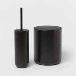 Metal Waste Can Black - Threshold™ -Cheap Home Shop GUEST b0320eea b2f7 4cc8 861e 64b66fdb0fcc