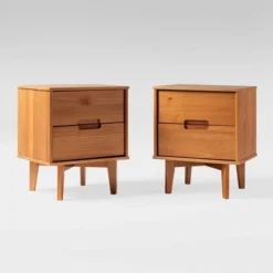 Mid-Century Modern Wood Nightstand - Saracina Home -Cheap Home Shop GUEST ba155c5a 2d30 4a7d a041 aa93a2472c72