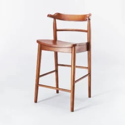 Kaysville Curved Back Wood Counter Height Barstool - Threshold™ Designed With Studio McGee -Cheap Home Shop GUEST baa82fbe ac12 4c2a 9ae3 99bba3e5e2ba