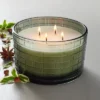 Textured Glass Mulled Spice Jar Christmas Candle Green 24oz - Hearth & Hand™ With Magnolia