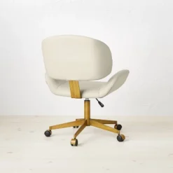 Mahonia Faux Leather Office Chair Cream/Aged Brass - Opalhouse™ Designed With Jungalow™ 8 Mahonia Faux Leather Office Chair Cream/Aged Brass - Opalhouse™ Designed With Jungalow™ -Cheap Home Shop GUEST c063500a 216c 4d23 8174 81e648410040