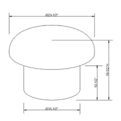 Maddalena Mushroom Stool - Opalhouse™ Designed With Jungalow™ -Cheap Home Shop GUEST c2878331 038a 4ac5 ad14 266eb978ce44