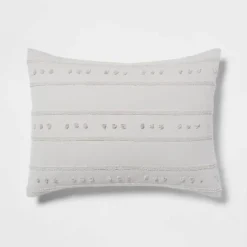 4pc Clipped Stripe Poms Comforter Bedding Set - Threshold™ -Cheap Home Shop GUEST c513e7a2 e419 413e 9246 e63bf81df859