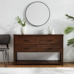 Transitional 4 Drawer Buffet - Saracina Home -Cheap Home Shop GUEST c6383927 bd15 4c3c a6c0 b8083c8d9325