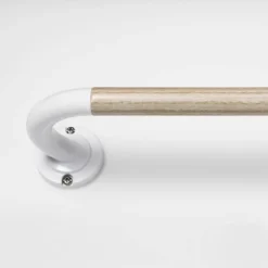 Blackout Kids' Curtain Rod Natural Wood/White - Pillowfort™ -Cheap Home Shop GUEST c79cd4e8 6019 4b07 a1be 514978eec1d8