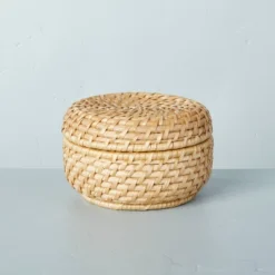 Woven Basket With Lid Natural - Hearth & Hand™ With Magnolia -Cheap Home Shop GUEST cd13636c be60 427b b7e0 6ad52733400f