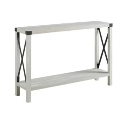 Sophie Rustic Industrial X Frame Entry Table - Saracina Home -Cheap Home Shop GUEST cf5bf7c8 47e9 4b55 841d 5247188cac9a