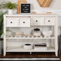48" Farmhouse Solid Wood 2 Drawer Buffet White - Saracina Home 16 48" Farmhouse Solid Wood 2 Drawer Buffet White - Saracina Home -Cheap Home Shop GUEST d14be0db 9591 4712 bd66 b181051f2d7c
