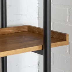 68" 5 Tray Shelf Urban Pipe X Back Bookshelf - Saracina Home -Cheap Home Shop GUEST dc48e521 6f15 4188 bc6b c363538622f2