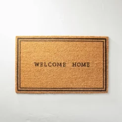 Welcome Home Coir Doormat Tan/Black - Hearth & Hand™ With Magnolia -Cheap Home Shop GUEST e0df802f 5d22 49c4 8569 c660416bbdb1