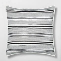 Textured Stripe Pillow Sham Dark Gray/Cream - Hearth & Hand With Magnolia 9 Textured Stripe Pillow Sham Dark Gray/Cream - Hearth & Hand With Magnolia -Cheap Home Shop GUEST e5d23bbb adcc 4d87 a960 dc48647436f7