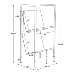Two-Tier Metal Vinyl Record Storage Rack Black - Hearth & Hand™ With Magnolia -Cheap Home Shop GUEST e61e656a 2061 4a63 b99c 85e84f0ab94f