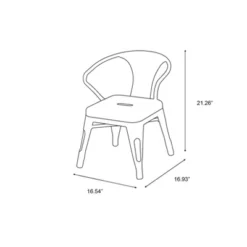 Set Of 2 Harper & Hudson Kids' Metal Activity Chairs - ACEssentials -Cheap Home Shop GUEST e7185e2c 790c 4477 ab1f bdc95d67ad72