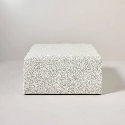 Boucle Upholstered Square Cocktail Ottoman - Hearth & Hand™ With Magnolia 2 Boucle Upholstered Square Cocktail Ottoman - Hearth & Hand™ With Magnolia - Image 2