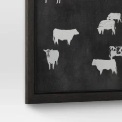 (Set Of 2) 12" X 12" Cow Collection II Framed Wall Canvases - Threshold™ -Cheap Home Shop GUEST ed6cea91 4424 4805 8aee 4c4271b75676