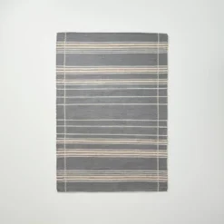 Wool Blend Variegated Stripe Area Rug Dark Gray - Hearth & Hand™ With Magnolia -Cheap Home Shop GUEST ed90b234 077e 454c 8d98 a788492a1a64