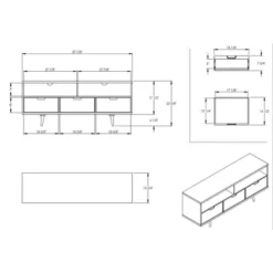 Cara Mid-Century Modern 3 Drawer TV Stand For TVs Up To 65" - Saracina Home 34 Cara Mid-Century Modern 3 Drawer TV Stand For TVs Up To 65" - Saracina Home -Cheap Home Shop GUEST eddff1d9 3448 4181 a60a 1b127bbf16df