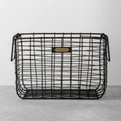 Wire Storage Basket Black - Hearth & Hand With Magnolia -Cheap Home Shop GUEST efe86eae 04b3 4a40 b0c6 ffcdb651f04d