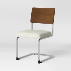 2pk Cecilton Chrome Cantilever Dining Chairs Cream Boucle - Threshold™ -Cheap Home Shop GUEST f467ac82 933d 40fb b02c 63edbb24066f