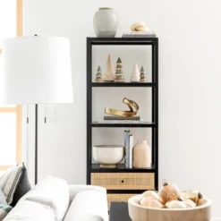 Console Table With Woven Rattan Shelf Black - Threshold™ Designed With Studio McGee 20 Console Table With Woven Rattan Shelf Black - Threshold™ Designed With Studio McGee -Cheap Home Shop GUEST f71b8141 512b 4383 9135 4f0d694163bd