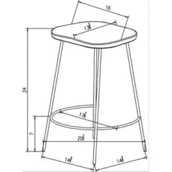 Metal Base Counter Height Barstools With Wood Seat Brown - Threshold™ Designed With Studio McGee -Cheap Home Shop GUEST fc6ba567 7d0a 4f6c a2d1 6fb42b1cfa64